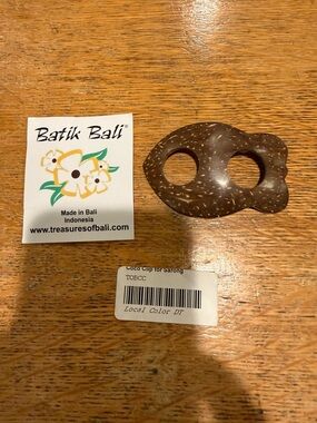 Batik Bali Coco Sarong Clip - Brown